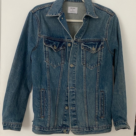 DENIM BF Jean Jacket | GRLFRND x BARNEYS NY - Picture 1 of 3